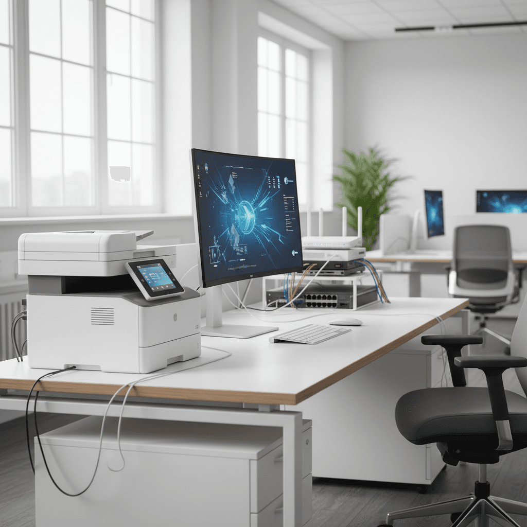 Ambiente ufficio completo con soluzioni integrate GR Informatica